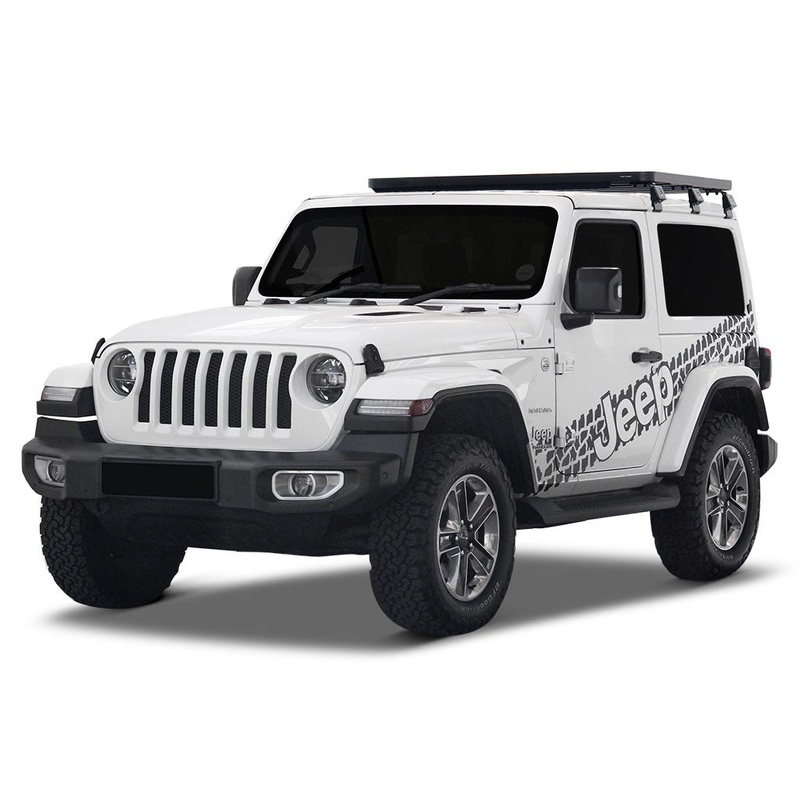 Jeep Wrangler JL 2 Door (2018-Current) Slimline II 1/2 Roof Rack Kit