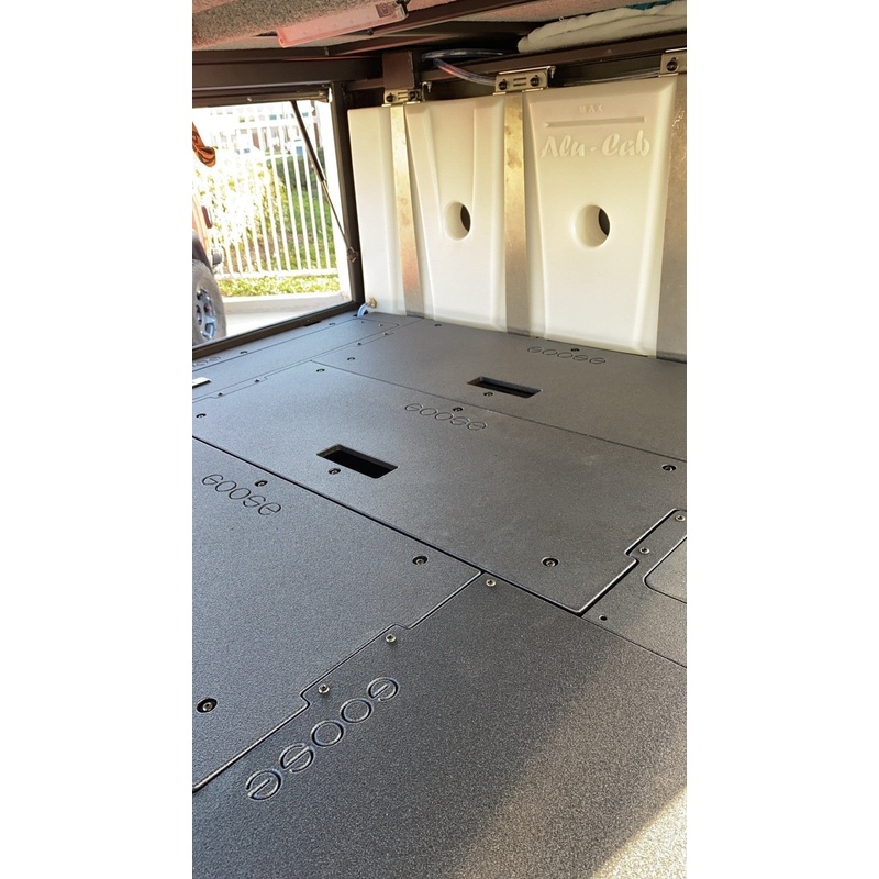 Alu-Cab Alu-Cabin Canopy Camper - Sleep Deck Panel - Double Drawer Module to Double Drawer Module