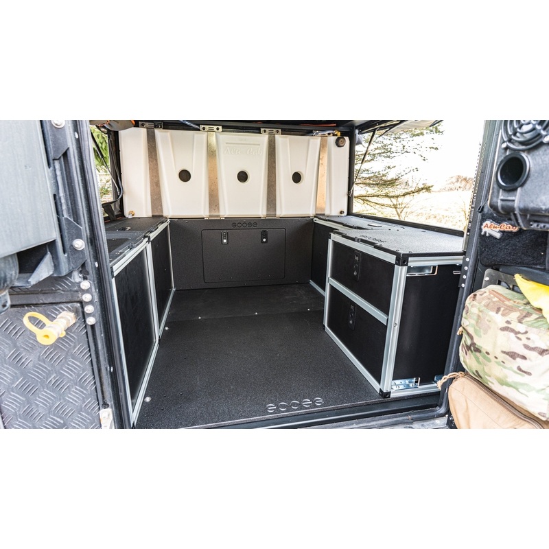 Alu-Cab Canopy Camper V2 - Ford Ranger 2019-2023 4th Gen. - Rear Double Drawer Module - 5' Bed