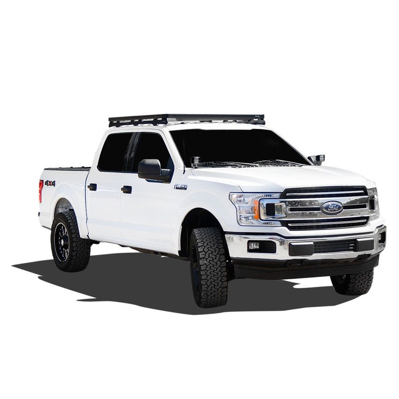 Ford F-150 Crew Cab (2009-Current) Slimline II Roof Rack Kit / Low Profile