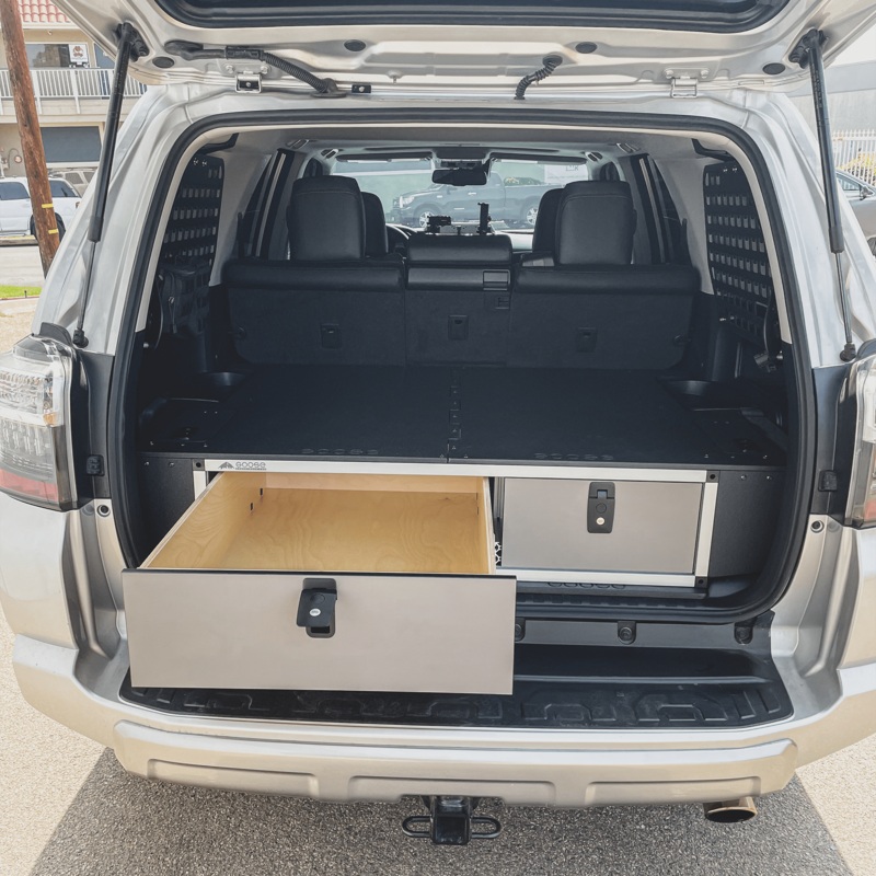 Toyota 4Runner 2010-Present 5th Gen. - Side x Side Drawer Module with Fitted Top Plate (Available NOW!)