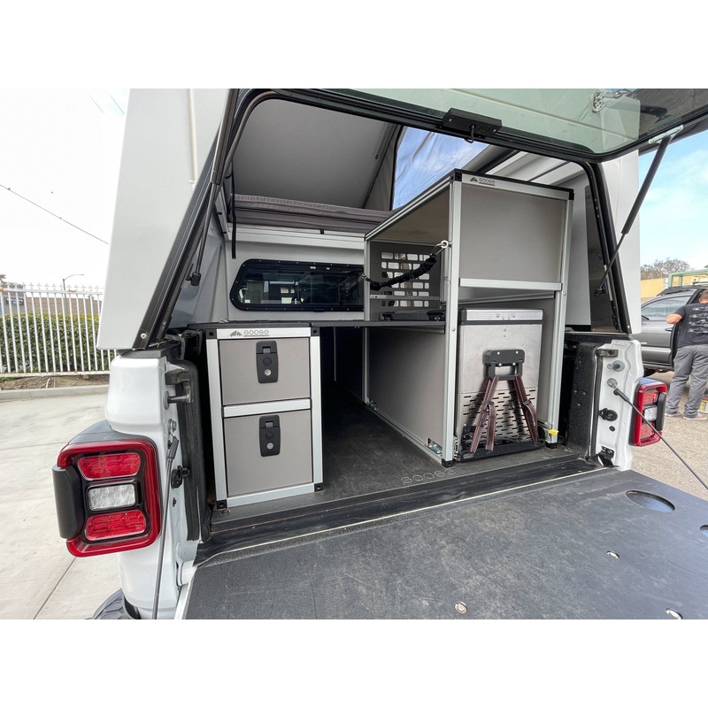 Goose Gear Camper System - Full Size - Driver Side Rear Double Drawer Module