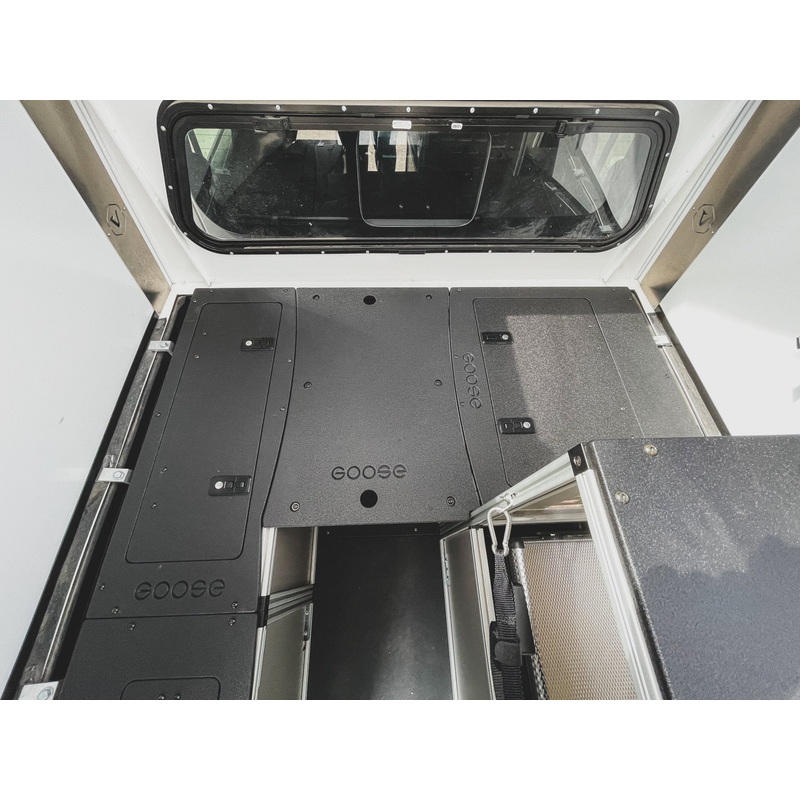 Goose Gear Camper System - Midsize Truck 6Ft. Bed - Sleep Deck for Front Utility Module