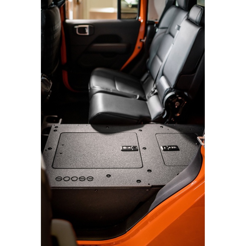 Jeep Gladiator 2019-Present JT 4 Door - Second Row Seat Delete Plate System - High Platform