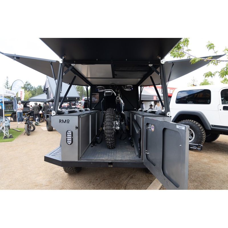 Rustic Mountain Overland Anzac GFC Moto Hauler - Driver Side Utility Module Package