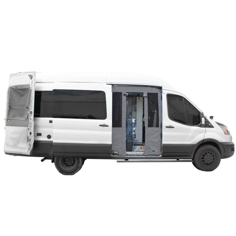 Ford Transit Van Side Door and Rear Door Screens, Mid Height