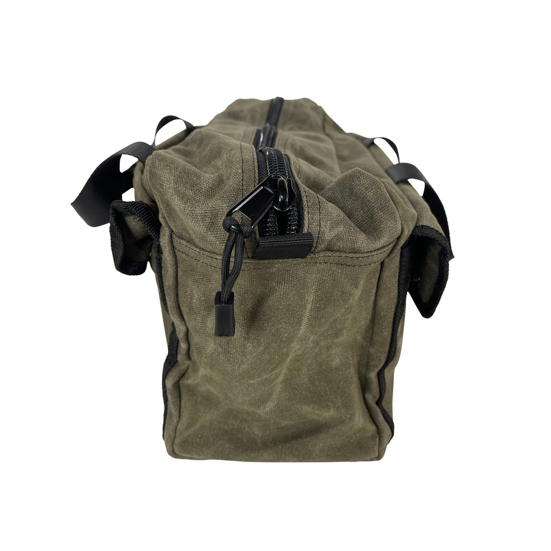 Small Duffle Bag With Handle And Straps - #16 Waxed Canvas