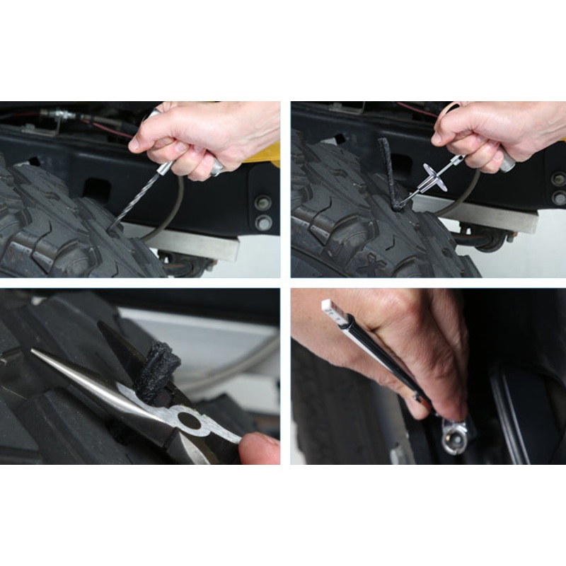Tire Repair Kit - 53 Piece Kit With Black Storage Box
