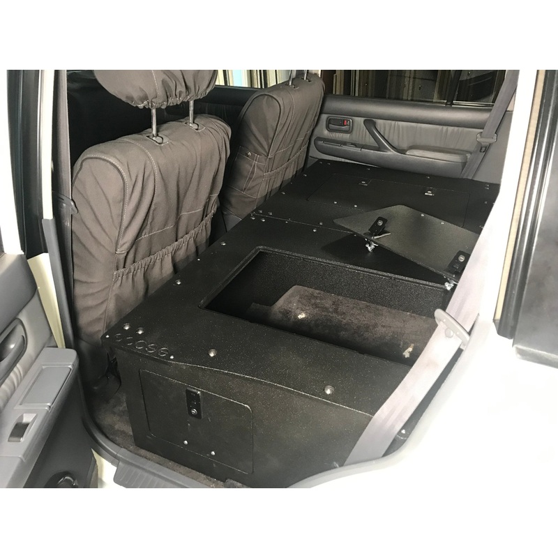 Toyota Land Cruiser 1991-1997 80 Series - Second Row Seat Delete Plate System - Module Height Platform