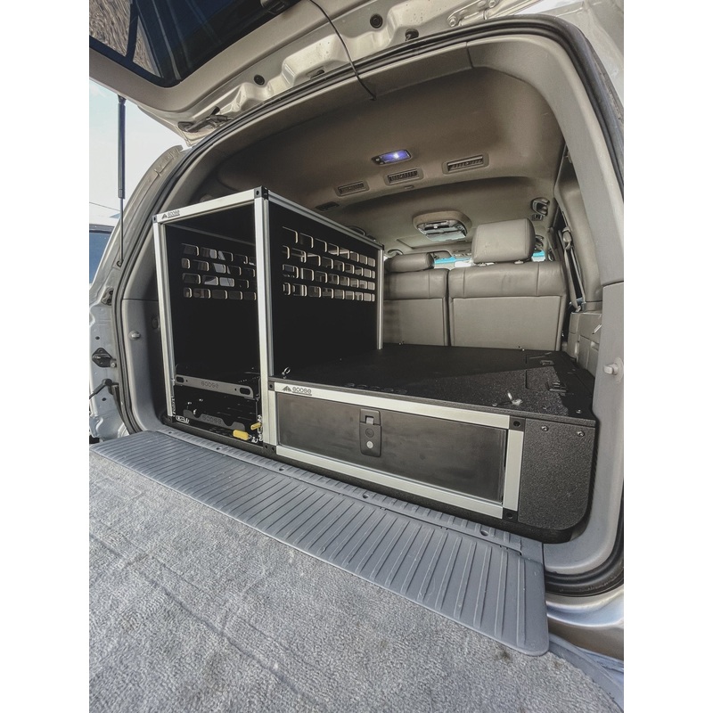 Toyota Land Cruiser 1998-2007 100 Series - Single Drawer Module with Fitted Top Plate - 24-3/16"W x 8"H x 40"D