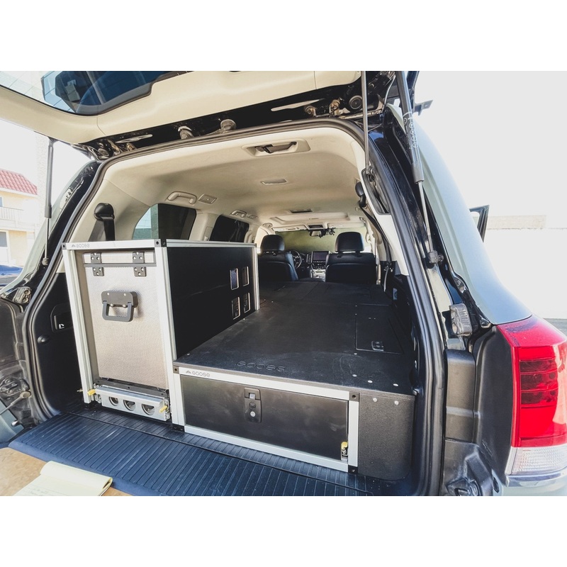 Toyota Land Cruiser 2008-2021 200 Series - Single Drawer with Fitted Top Plate - 22-3/16"W x 9-1/2"H x 40"D