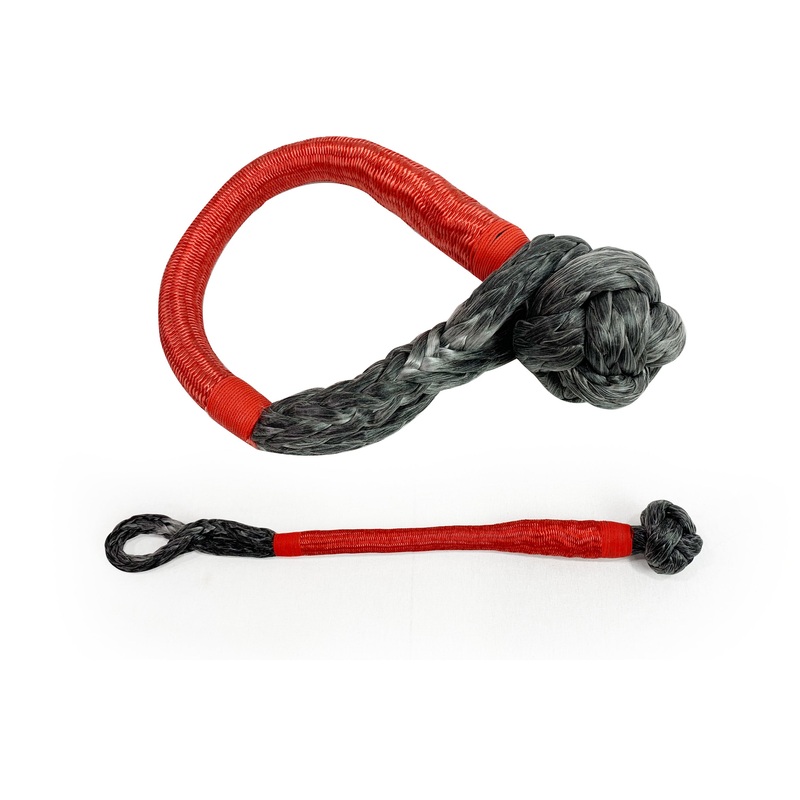 Combo Pack Soft Shackle 5/8" 44,500 lb. and Recovery Ring 6.25" 45,000 lb. Black