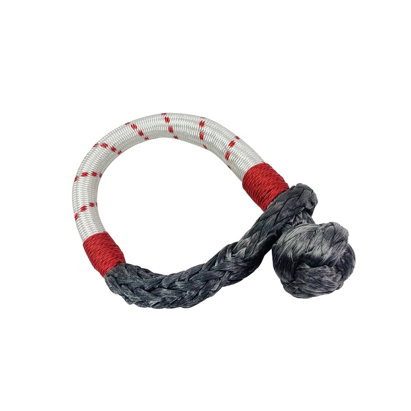 Combo Pack Soft Shackle 7/16" 41,000 lb. and Recovery Ring 4.0" 41,000 lb. Gray