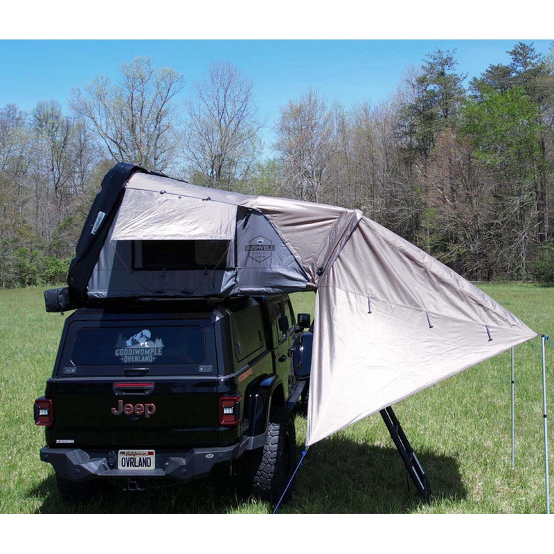 HD Bushveld 2 - Awning Extension, Green Body & Grey Trim