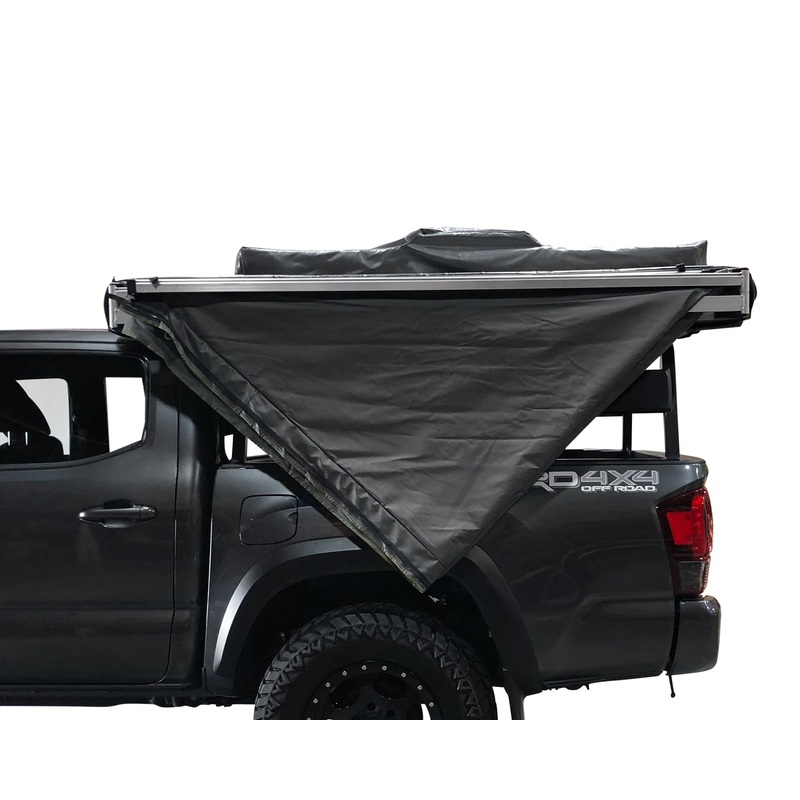 HD Nomadic 180 - Awning, Universal, Grey Body, Green Trim W/Black Travel Bag