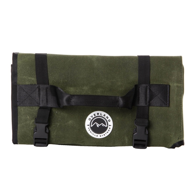 Rolled Bag General Tools With Handle And Straps - #16 Waxed Canvas