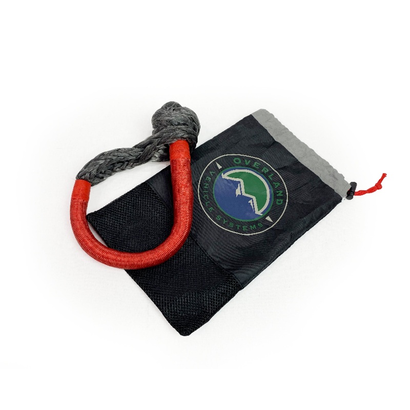 Soft Shackle 7/16" 41,000 lb. With Loop & Abrasive Sleeve - 23" With Storage Bag