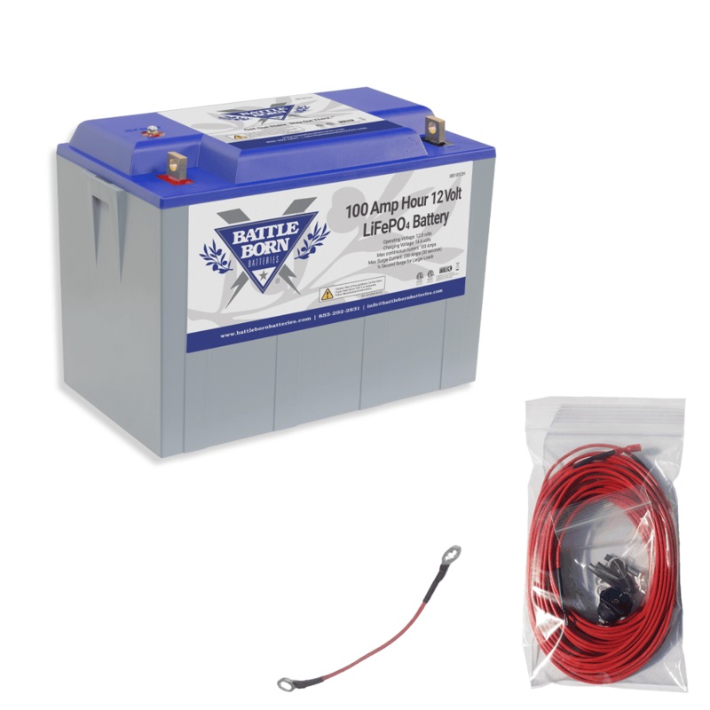 12V LiFePO4 Heated Battery Kit