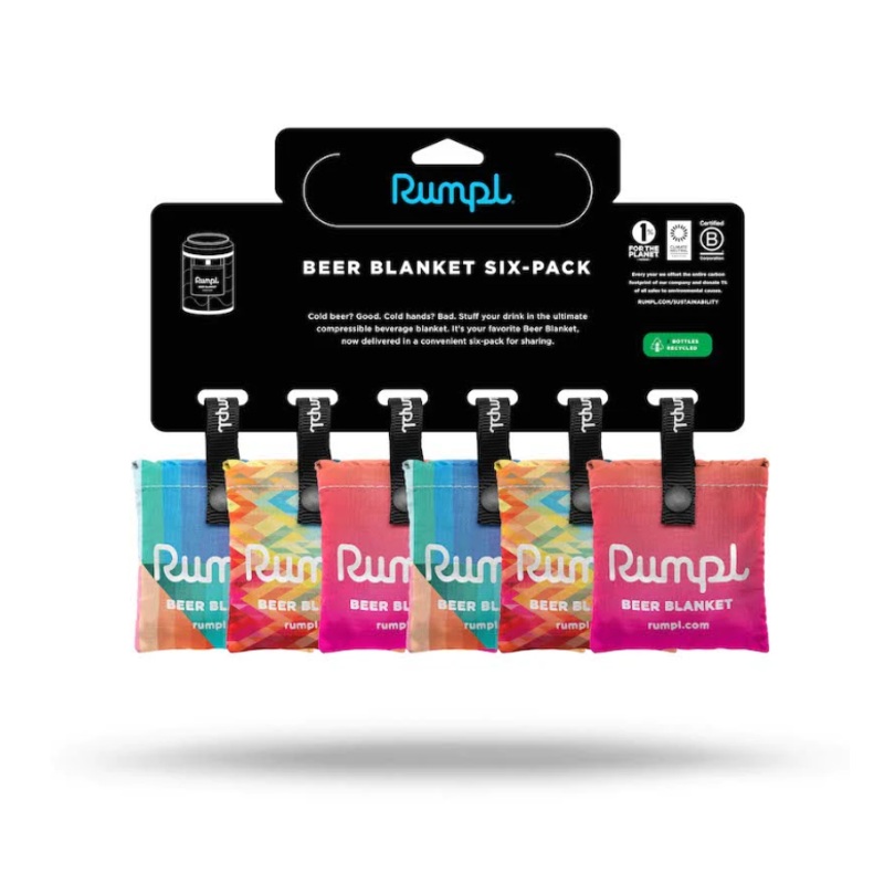 BEER BLANKET SIX PACK - SPRING MULTICOLOR
