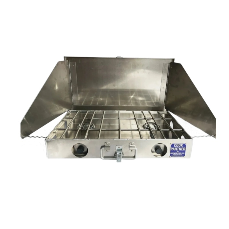 Partner Steel 2 Burner 18" Stoves With Windscreens