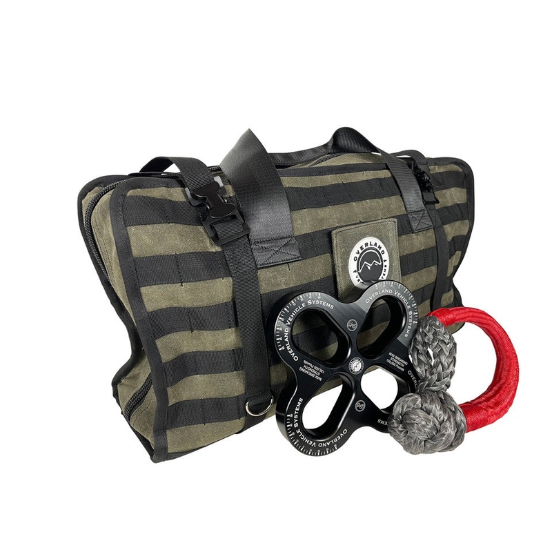 Large Recovery Bag With Handle And Straps - #16 Waxed Canvas (In-Store)