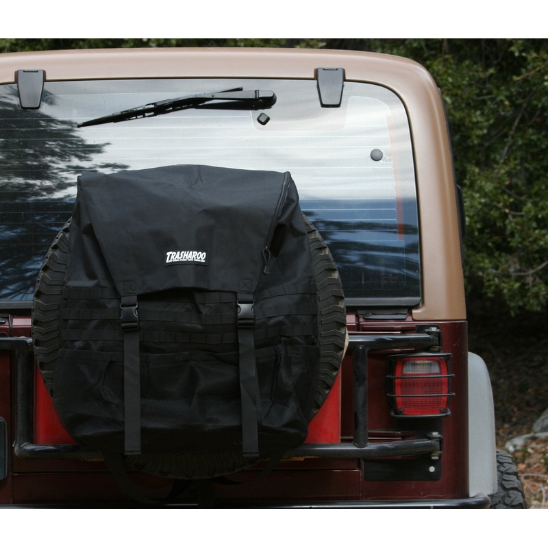 Trasharoo Spare Tire Trash Bag, Black