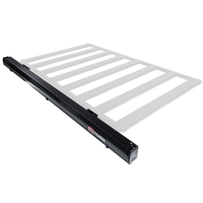 ARB Black Aluminum-Encased Awning w/ LED Light Strip - 8.2ft x 8.2ft