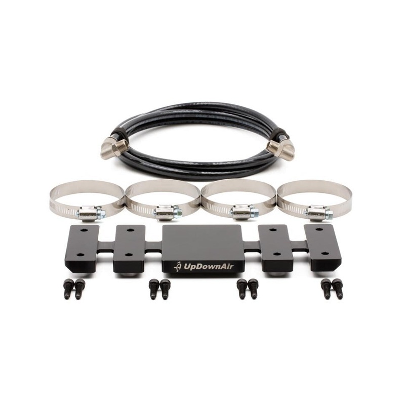 UpDown Air UTV ARB Twin Compressor Mount & Connector Kit - Black