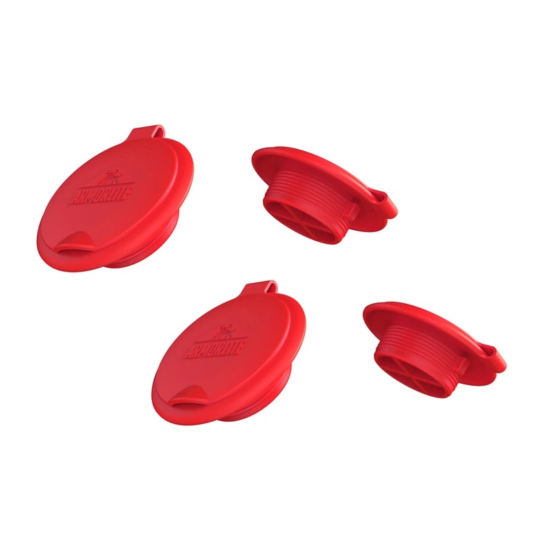 2021+ Ford Bronco ArmorLite Drain Plug Set, Red - 4pcs