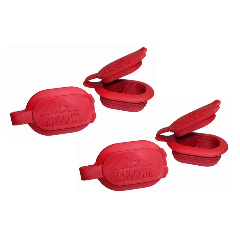 ArmorLite Drain Plug Kit, Red - 4pcs