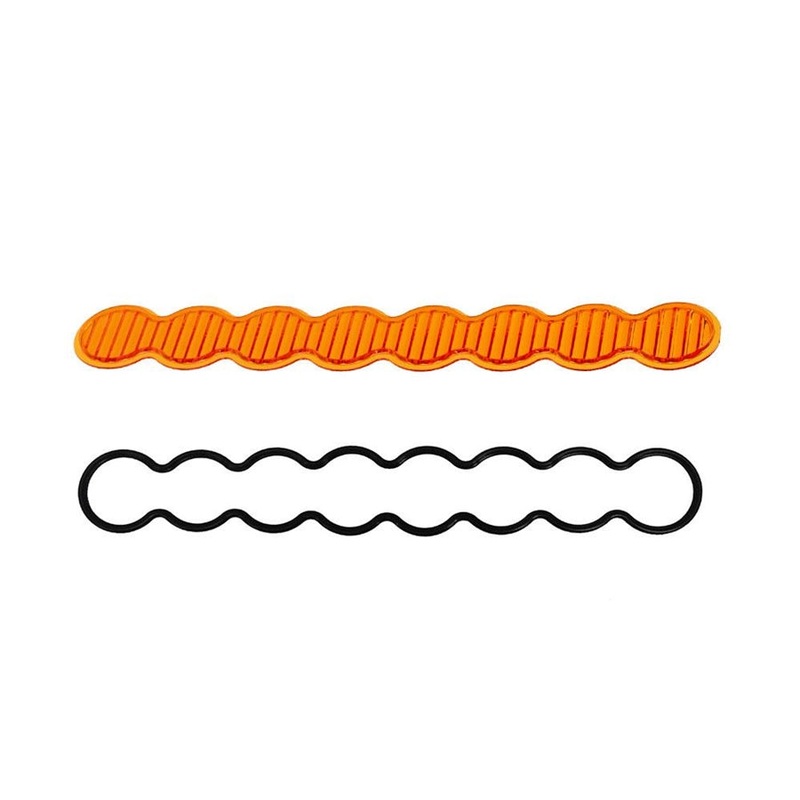 Baja Designs S8 Light Bar Lens Kit, Wide Cornering - Factory Amber