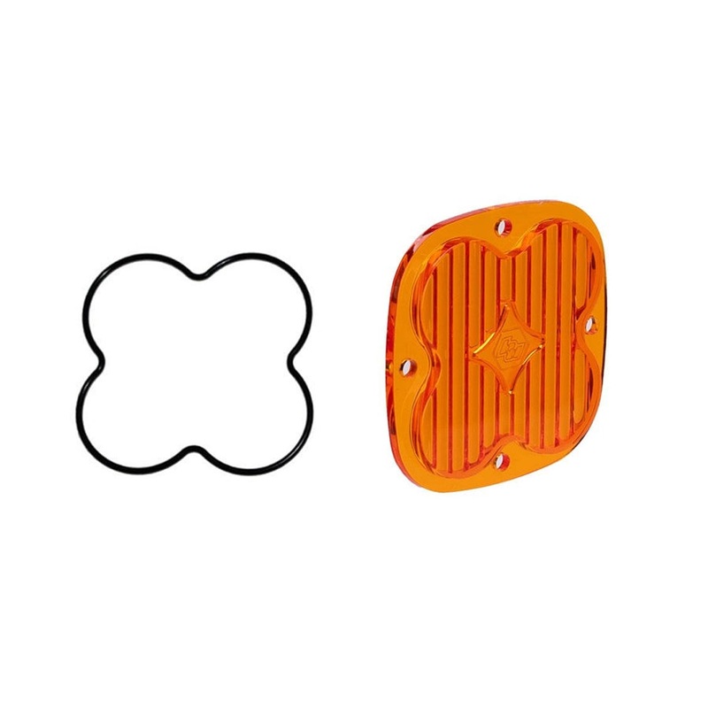 Baja Designs Squadron Light Pod Lens Kit, Wide Cornering - Factory Amber