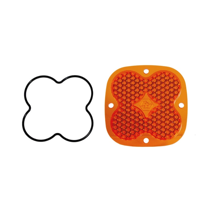 Baja Designs Squadron Light Pod Lens Kit, Work/Scene - Factory Amber