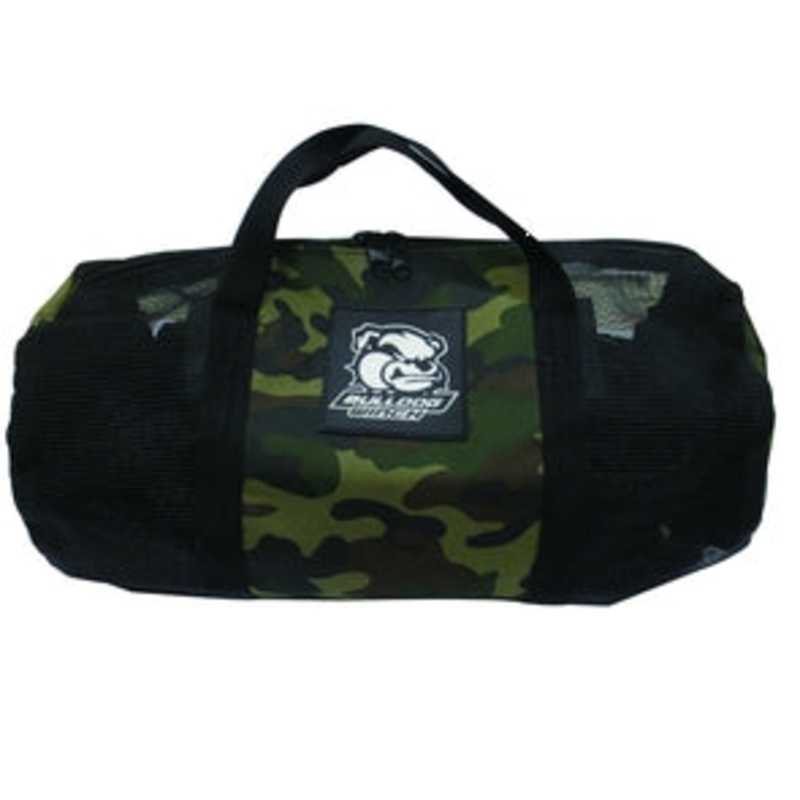 Bulldog Winch Duffle Storage Bag - Camo Mesh, 16inx8in
