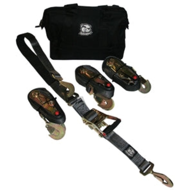 Bulldog Winch Ratcheting Axle Strap Set, 5pc