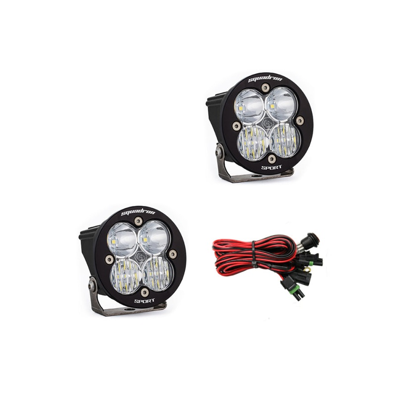 Baja Designs Squadron-R Sport Driving/Combo LED Lights - Pair - White