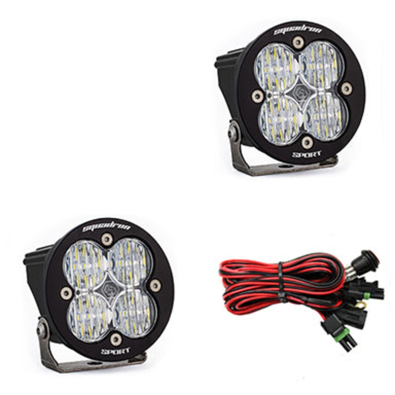 Baja Designs Squadron-R Sport Wide Cornering LED Lights - Pair - White