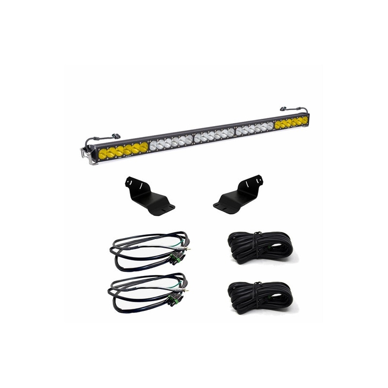 2021+ Ford Bronco Baja Designs 50in Onx6+ Series Dual Control Roof Light Bar Kit w/ Upfitter