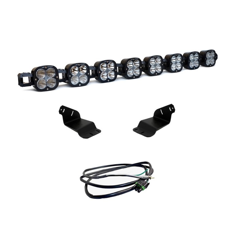 2021+ Ford Bronco Baja Designs 8 XL Linkable Roof Light Bar Kit w/ Up