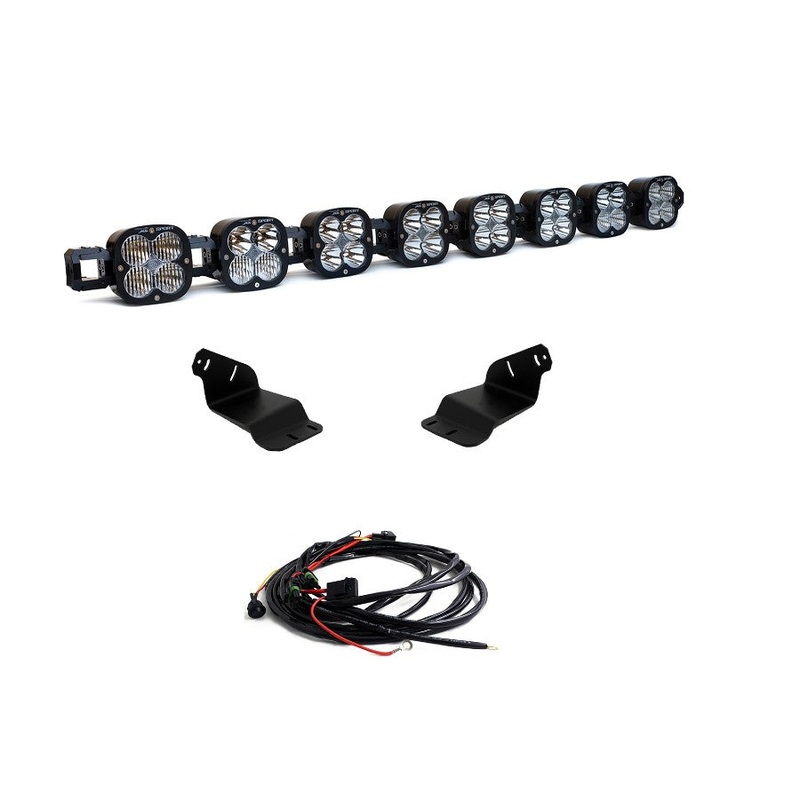 2021+ Ford Bronco Baja Designs 8 XL Roof Linkable Light Bar Kit