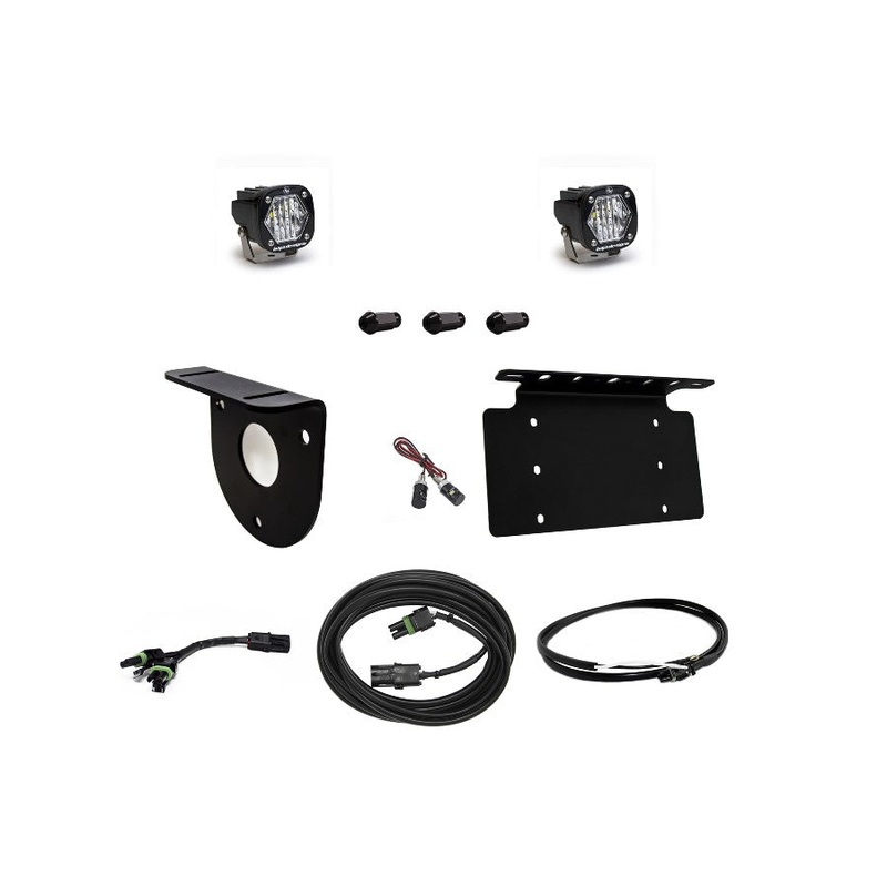 2021+ Ford Bronco Baja Designs Dual S1 Reverse Kit w/Lic Plate and Upfitter
