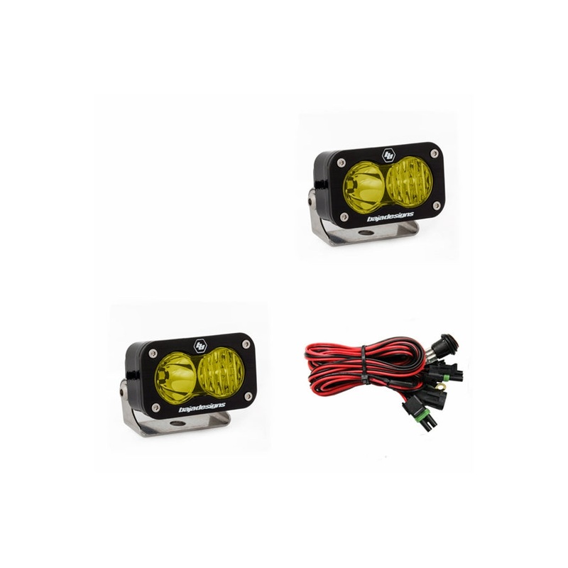 Baja Designs S2 Pro Combo LED Lights, Amber - Pair