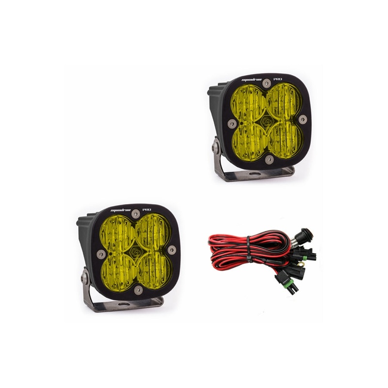 Baja Designs Squadron Pro Amber Wide Cornering LED Light - Pair
