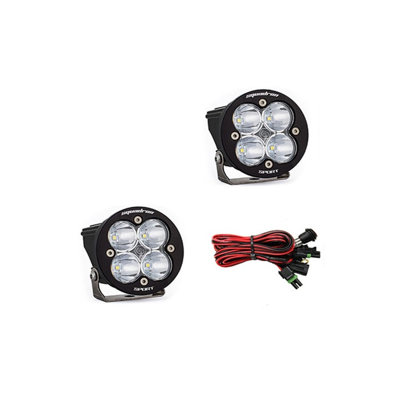 Baja Designs Squadron-R Sport Spot LED Lights - Pair