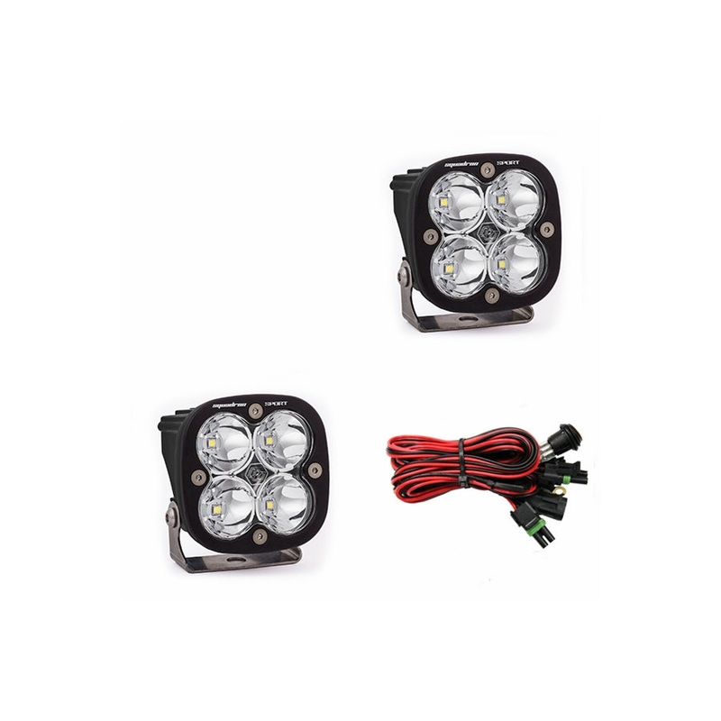 Baja Designs Squadron Sport Spot LED Lights - Pair