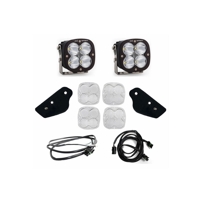2021+ Ford Bronco Baja Designs XL Sport Series A-Pillar Light Kit w/ Upfitter