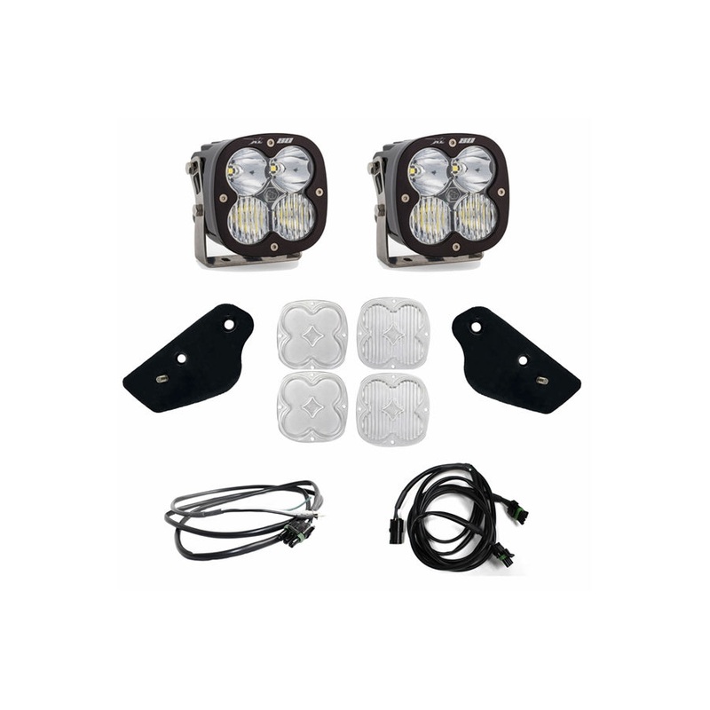 2021+ Ford Bronco Baja Designs XL80 Series A-Piller Light Kit w/ Upfitter