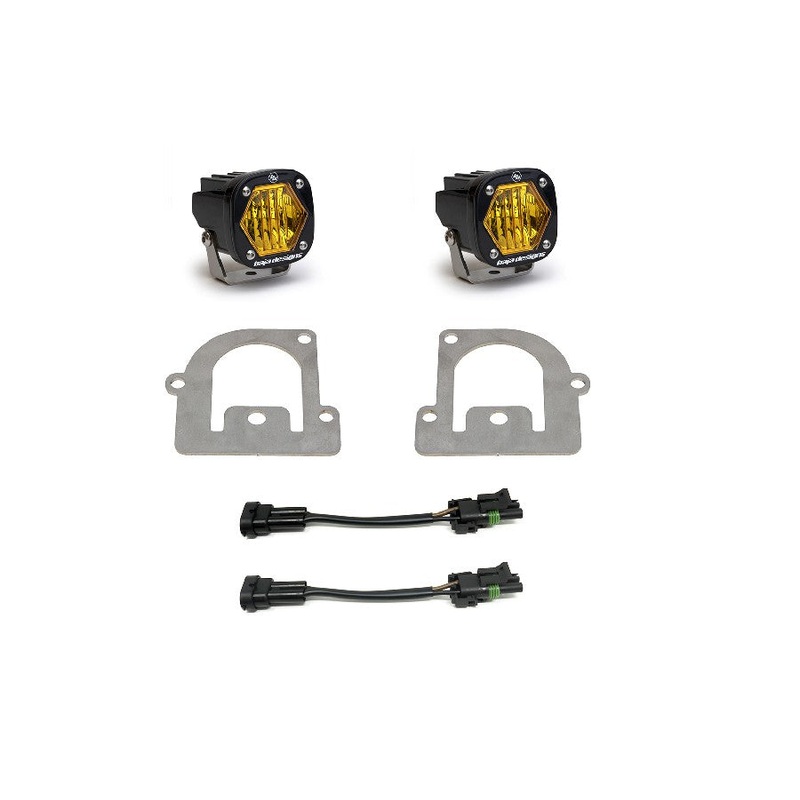 2021+ Ford Bronco Sport Baja Designs S1 Series W/C Fog Light Kit, Amber