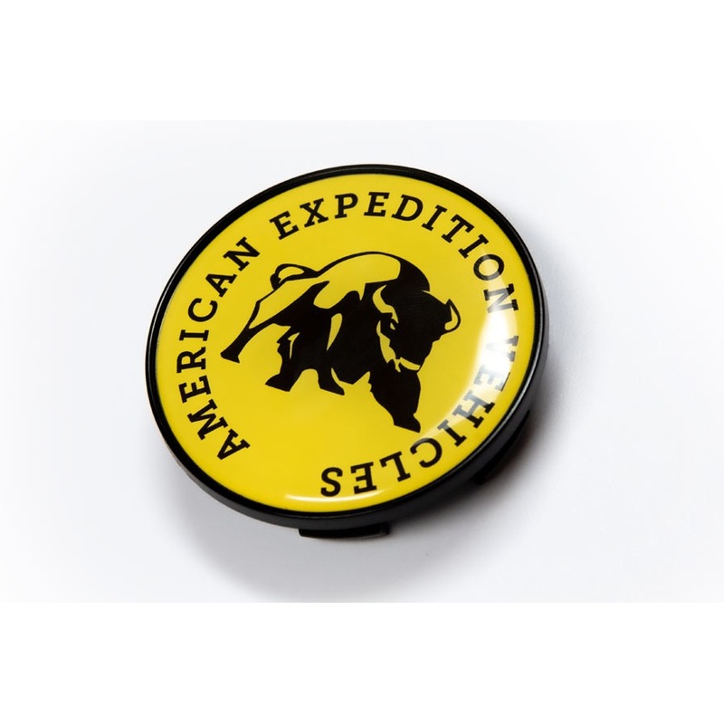 AEV Large Bore Logo Center Cap - Yellow