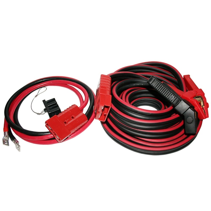 Bulldog Winch 25ft Booster Cable Set w/ Quick Connects and 7.5ft Truck Wire